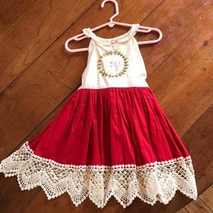 Well Dressed Wolf Holiday Dress; Size 24 months